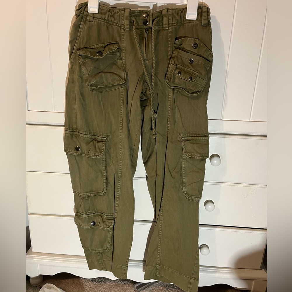 free people vintage green pants